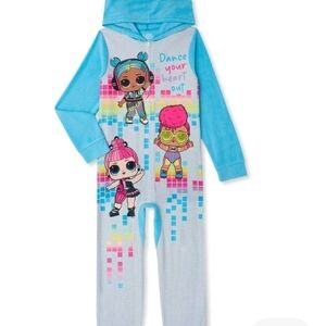 L.O.L. Surprise! Kids Footie - Blue and Pink